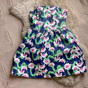 Lilly Pulitzer Navy Caterpillar Dress, Size 4